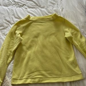 Dudley stephens boatneck yellow fleece